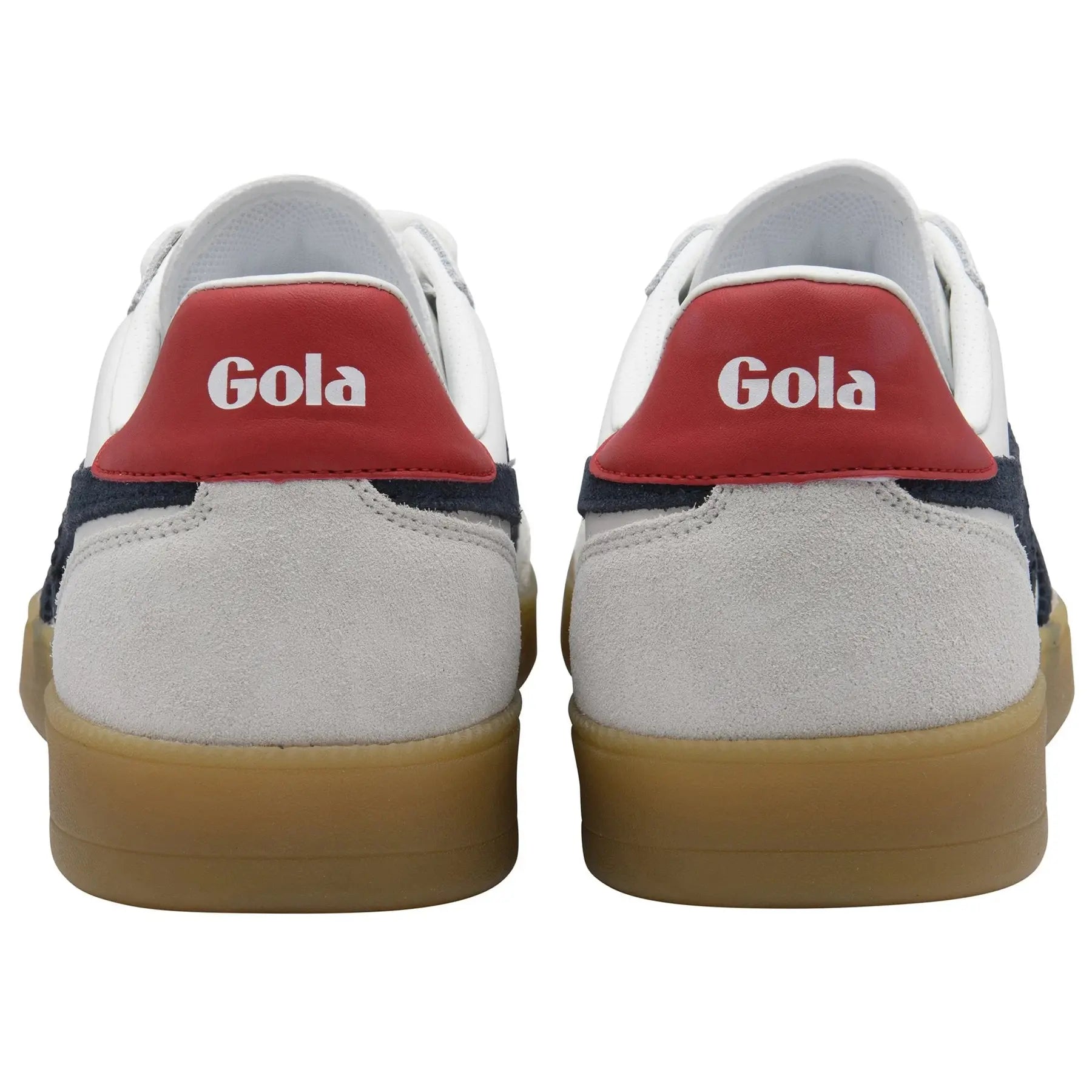 Gola Classics Men's Viper Leather Sneakers - White/Navy/Red/Gum