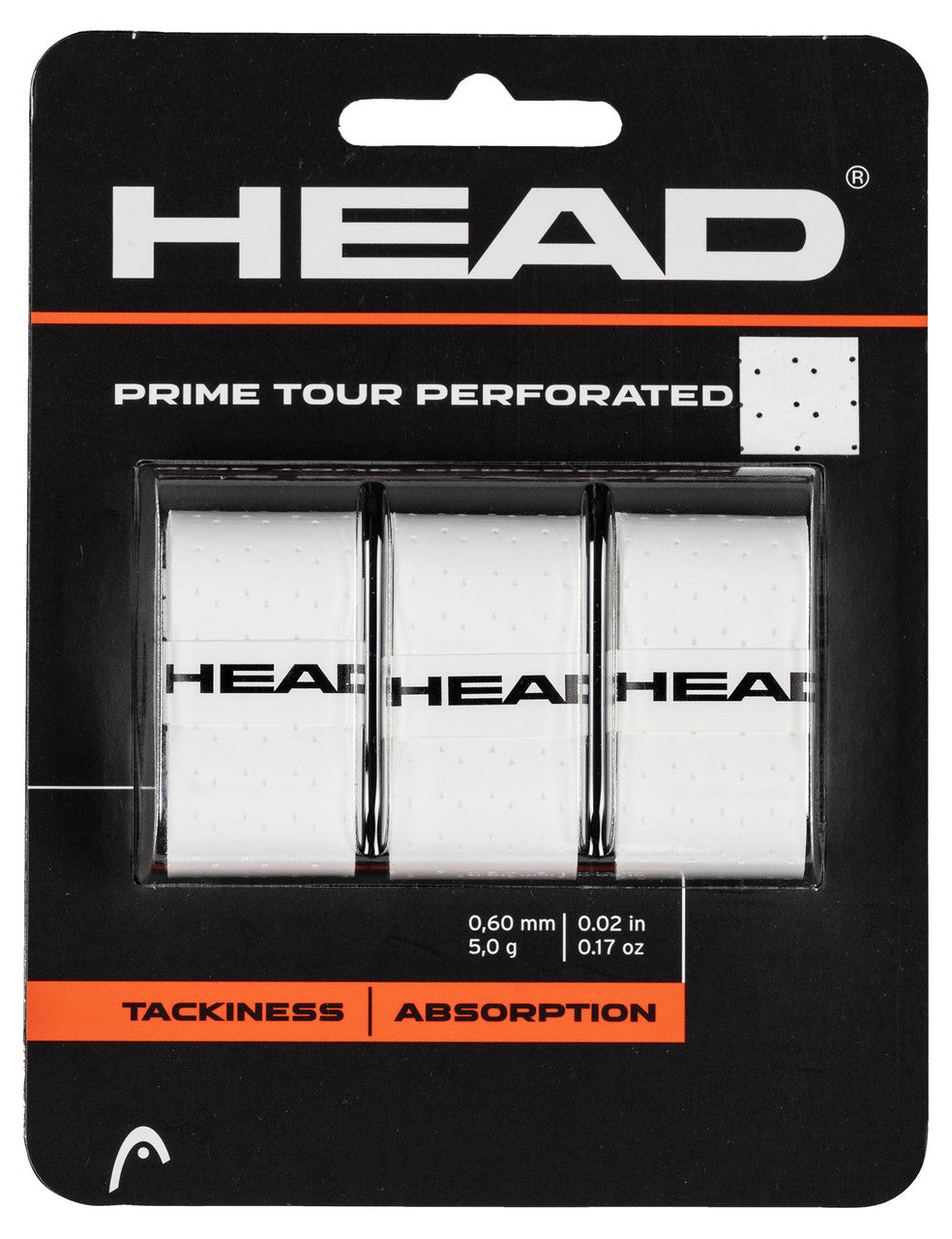 Head Prime Tour Perforated Overgrip 3 Pack