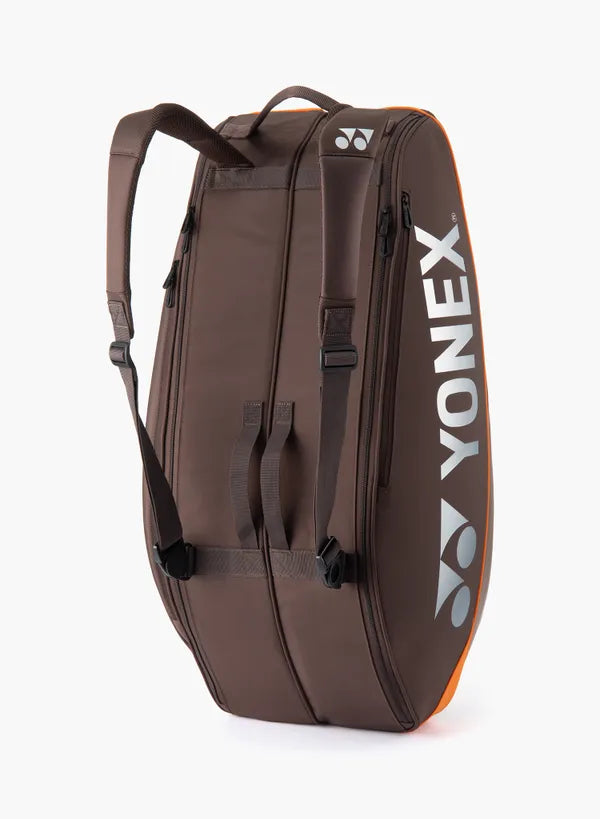 PRE-ORDER Yonex Pro Racquet 6 Pack Bag Espresso Brown