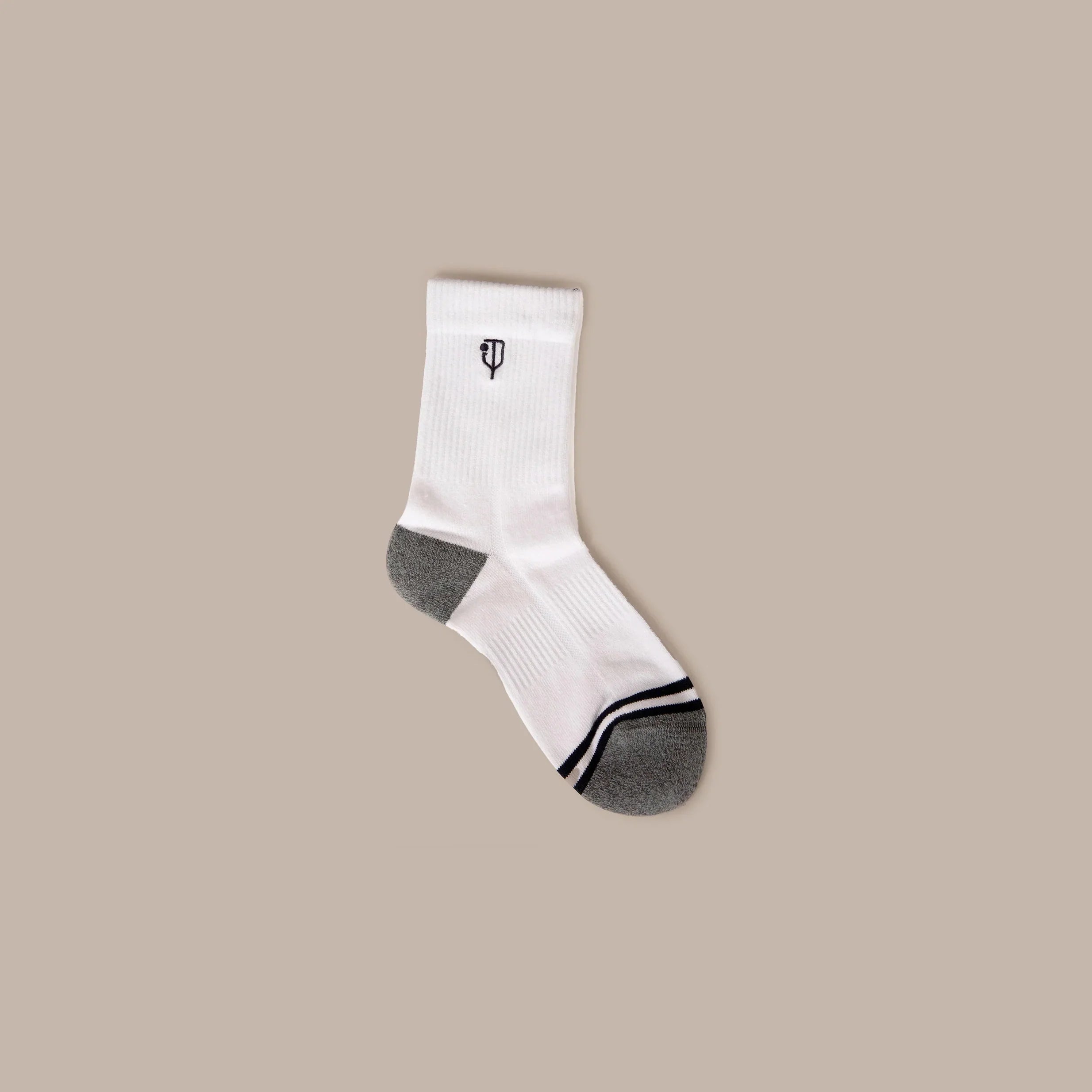 J.Pritchard The Crew Sock - White/Navy