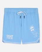 GOAT USA Big GOAT Mesh Shorts - Navy/Carolina Blue