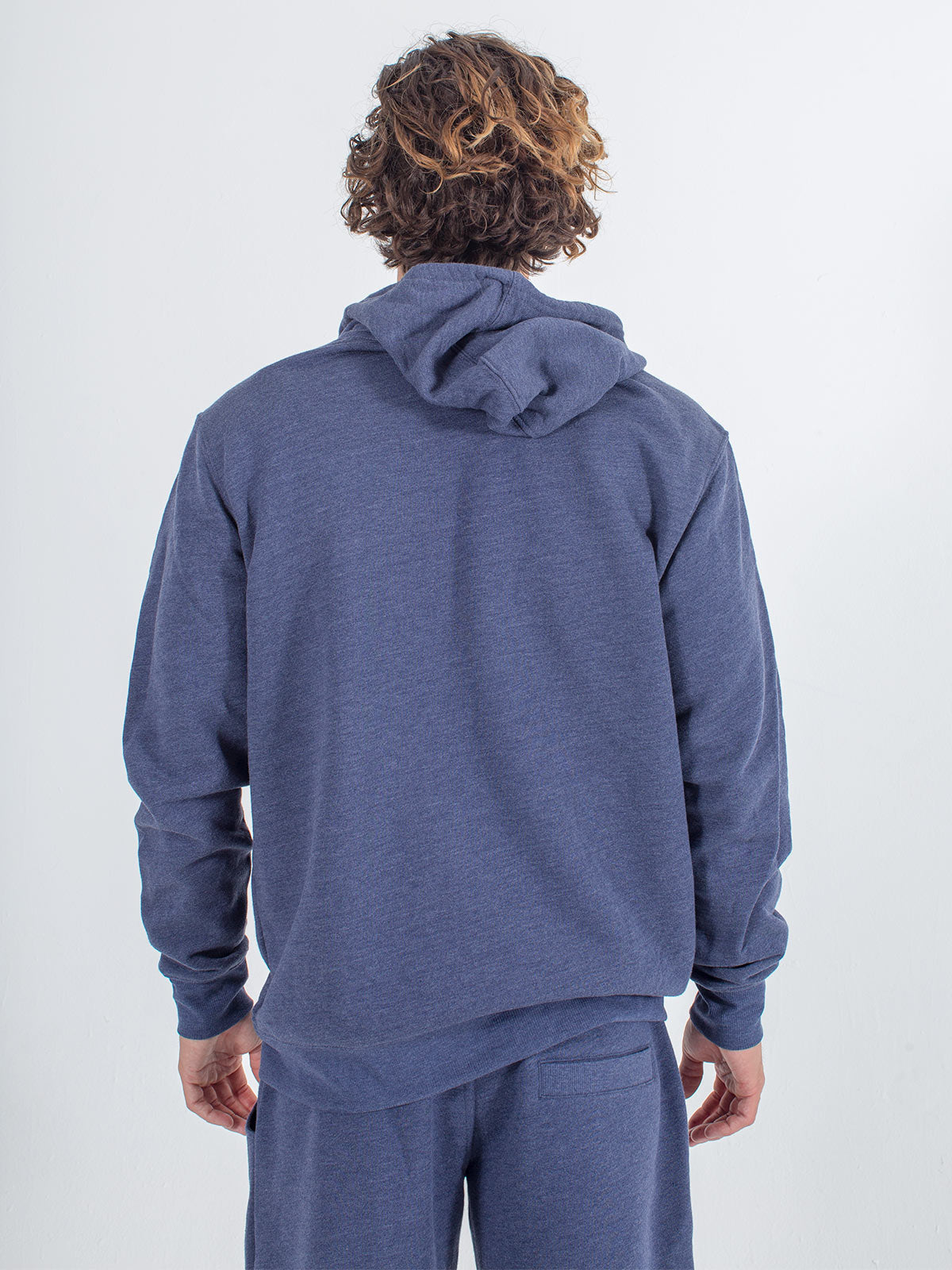 Softie Zip-Up Hoodie in Heather Navy
