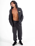 Softie Zip-Up Hoodie in Heather Gray