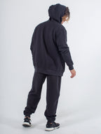 Softie Zip-Up Hoodie in Black