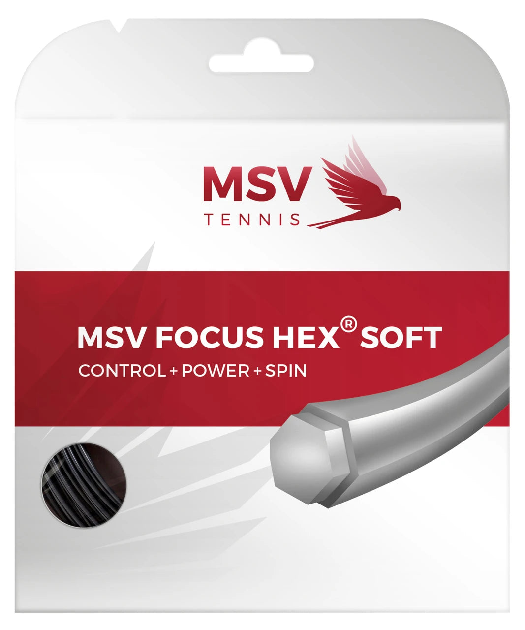 MSV Focus-Hex Soft 16G/1.30 String Black