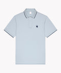 Boast 1983 Tipped Pique Polo - Country Air White Vintage Navy