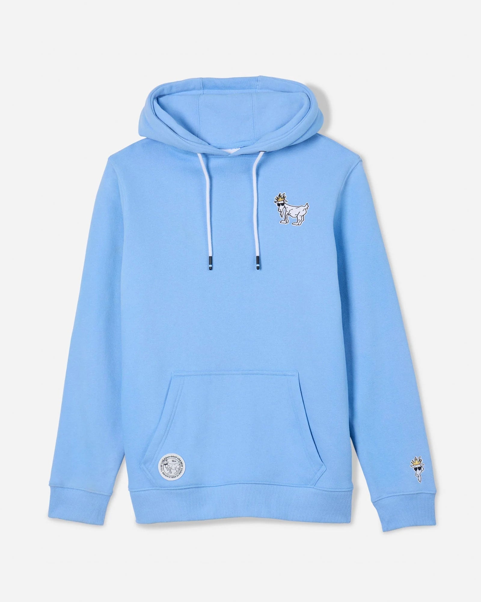 GOAT USA OG Hooded Sweatshirt Delicate Blue/Black/Light Grey/Pink/Periwinkle/Dark Grey/Cardinal Heather/French Blue/Carolina Blue