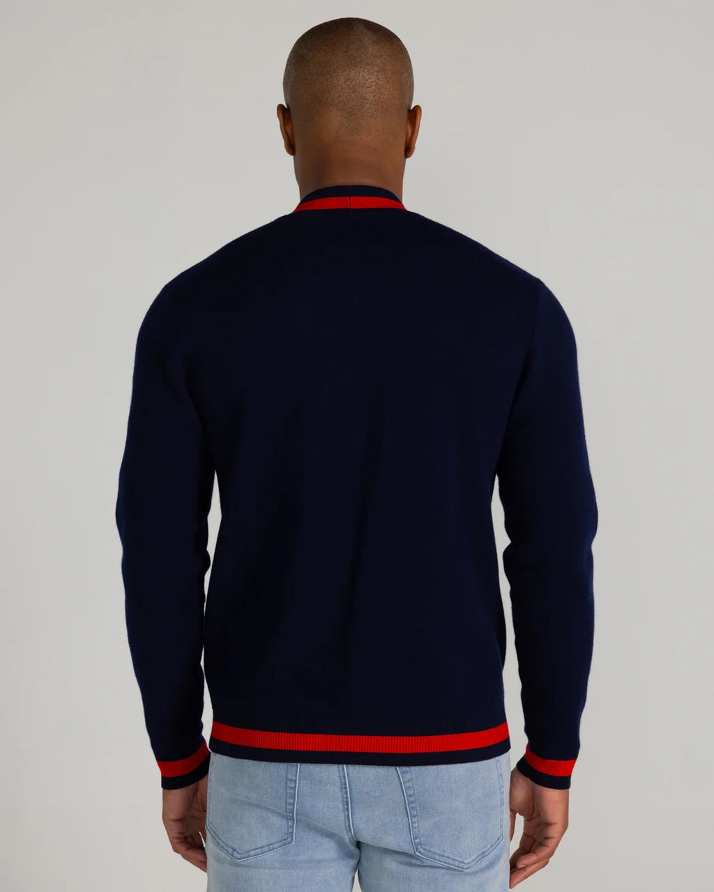 Redvanly Crestwell Bomber in Midnight Navy Medium