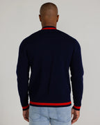 Redvanly Crestwell Bomber in Midnight Navy Medium
