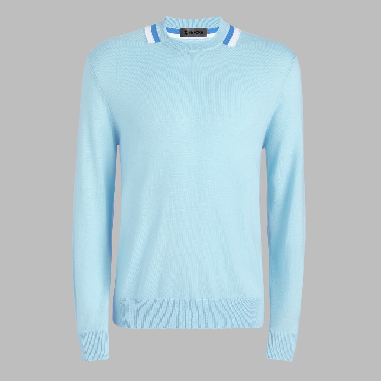 G/Fore COLOUR BLOCK MERINO WOOL SWEATER DAYBREAK Small