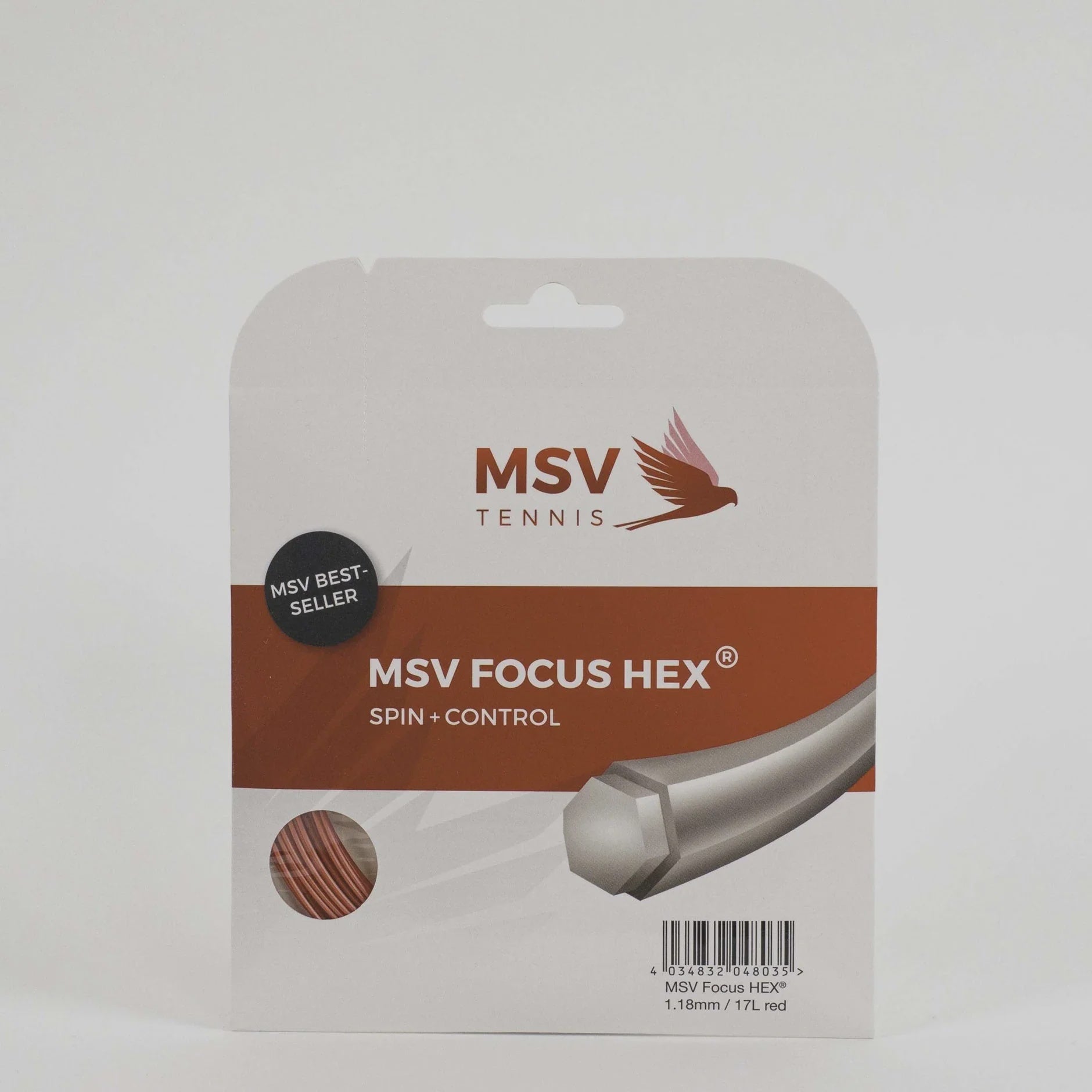 Focus-Hex 17L/1.18 String Red Red