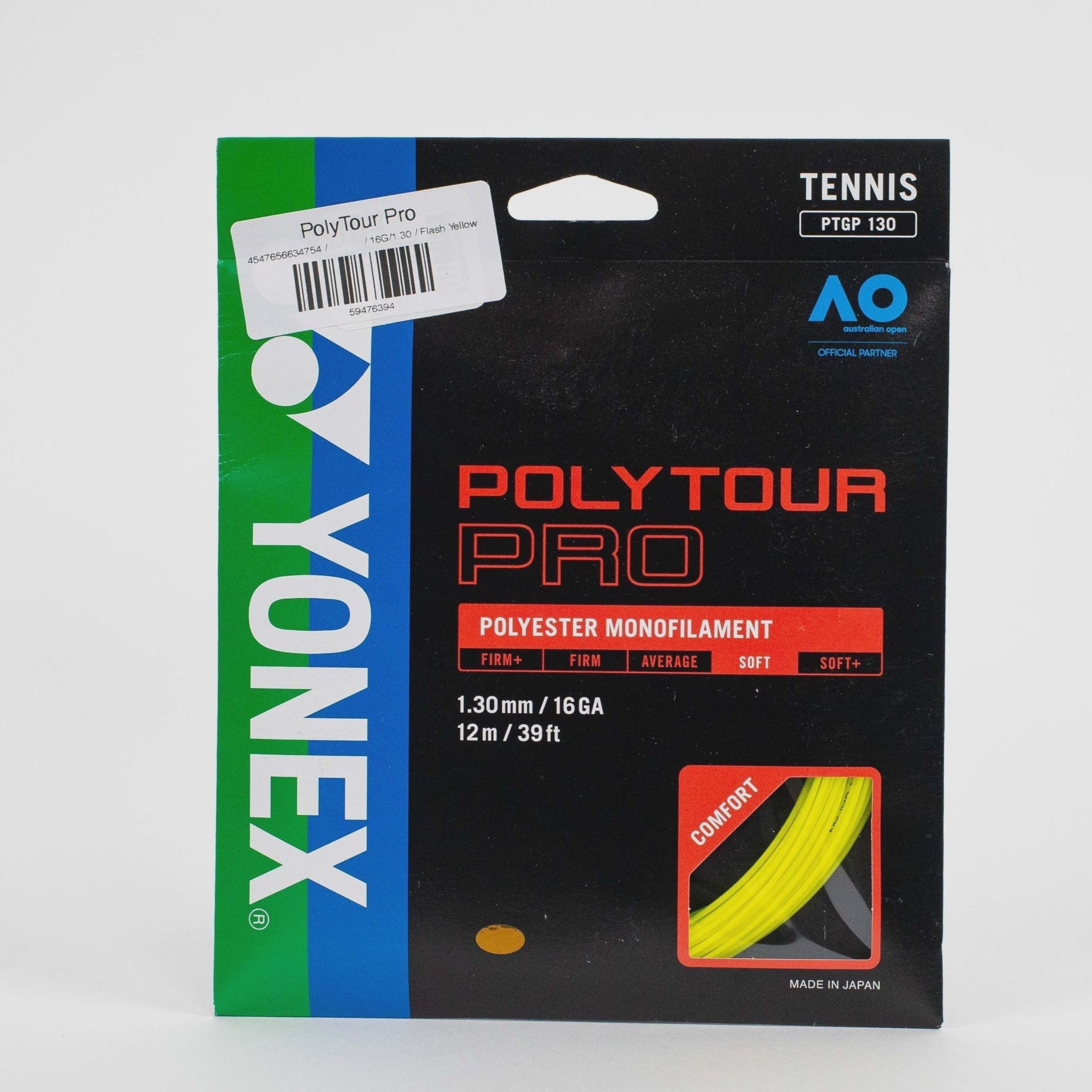 PolyTour Pro 16G/1.30 String Flash Yellow Yellow