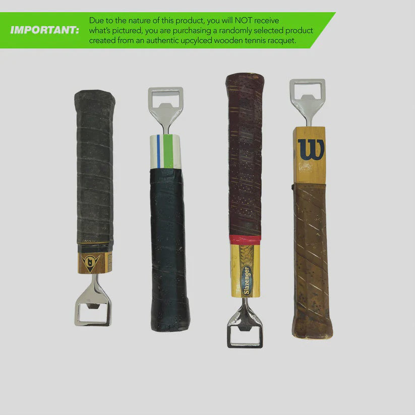 Antique Wooden Tennis Racquet Beer Bottle Opener Regular