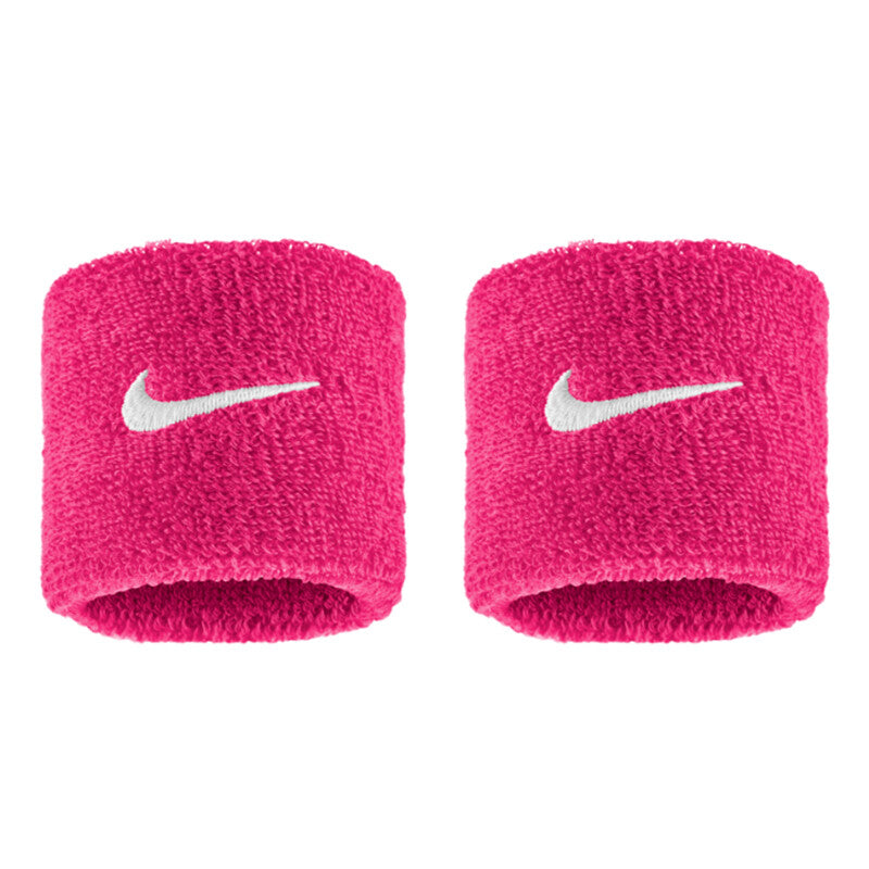 Nike Swoosh Classic Wristbands x 2 Vivid Pink