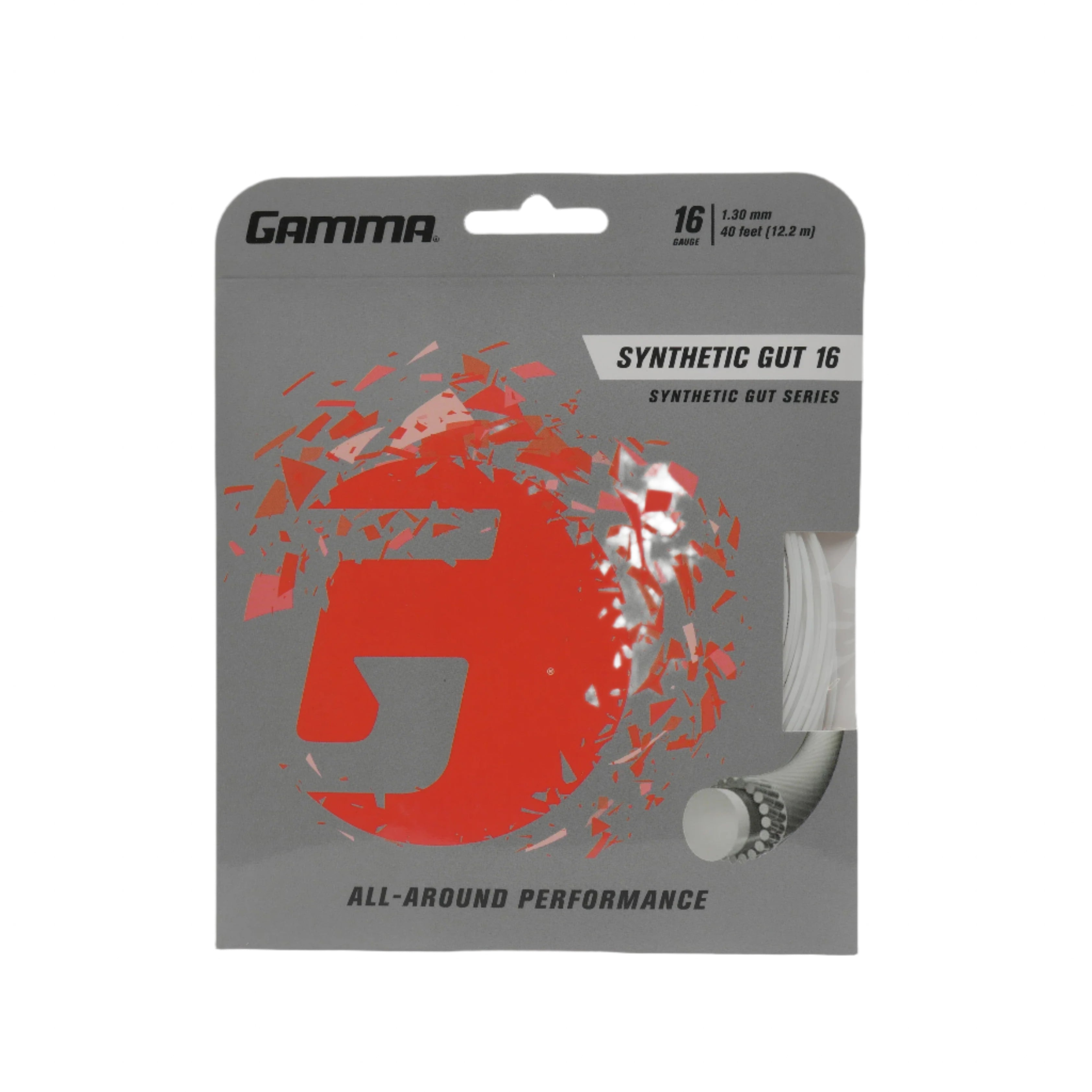 Gamma Synthetic Gut 16G/1.30 String White White