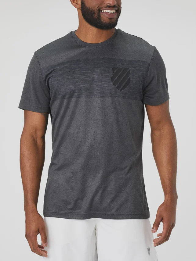 Luxe Tech Crew Heather Black (FINAL SALE) L