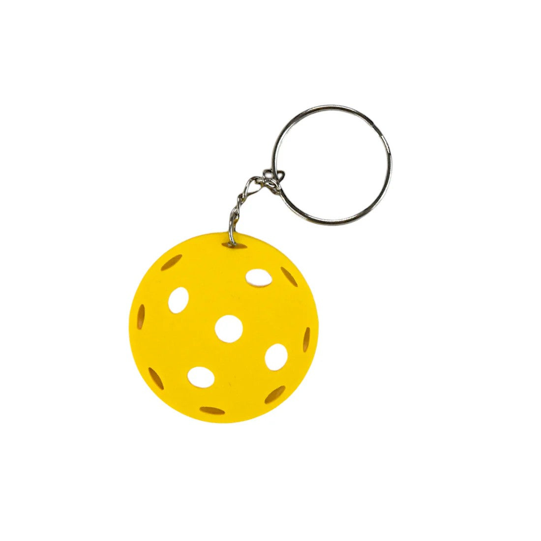 Pickleball Keychain Flat Pink