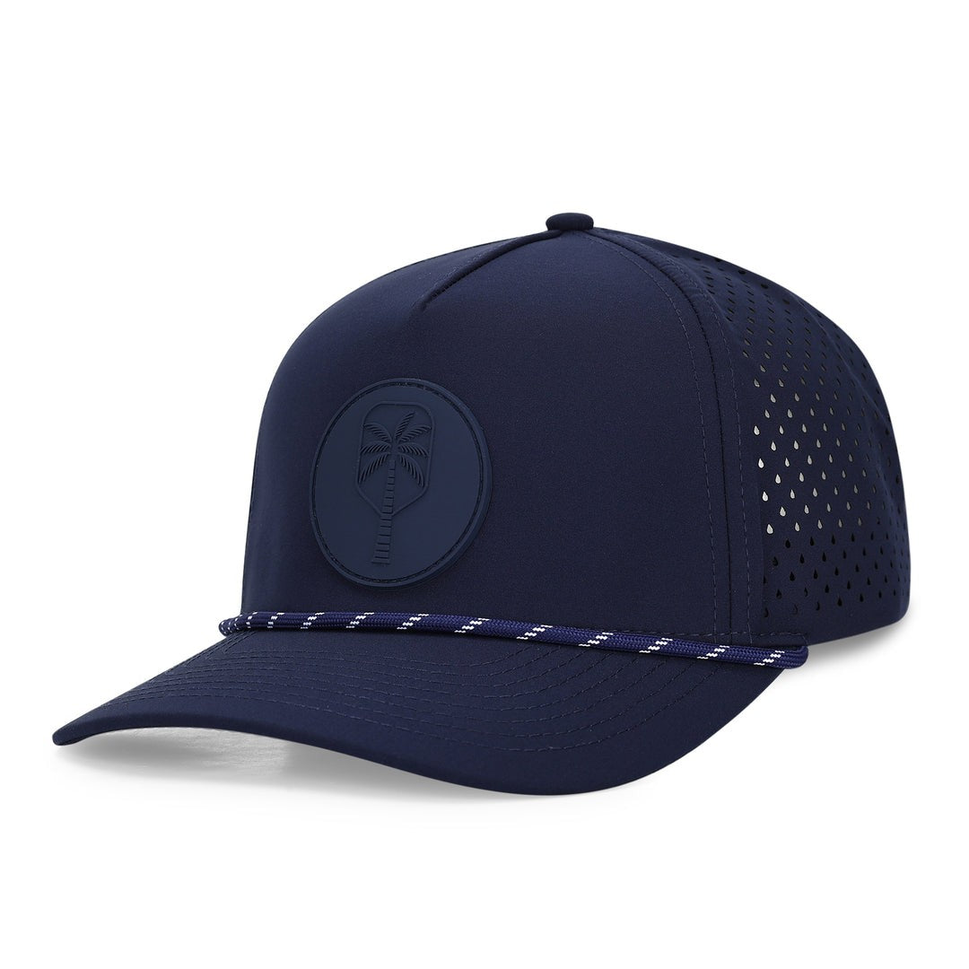 The Pickled Palm BeachSide Performance Pickleball Hat - Navy