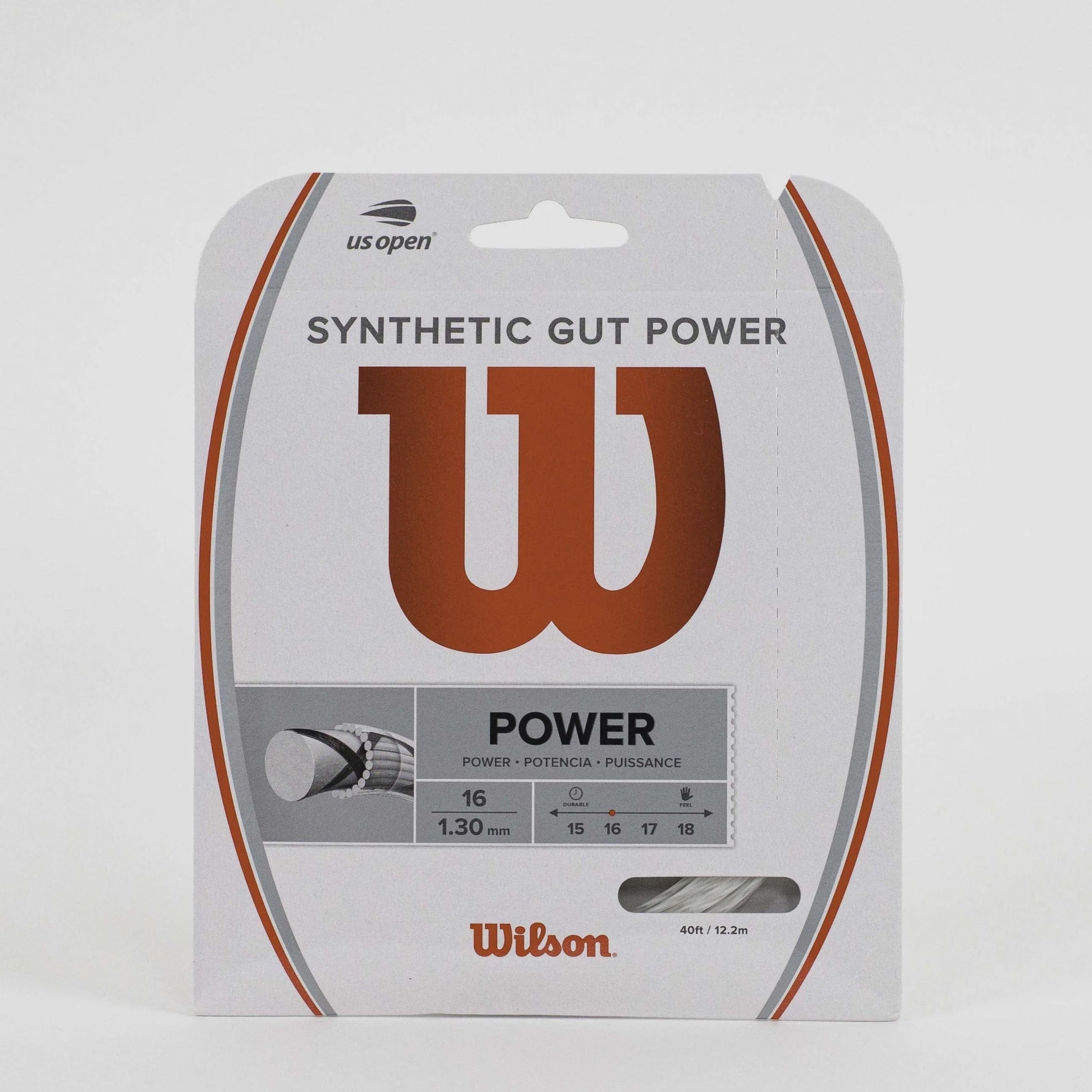 Synthetic Gut Power 16G/1.30 String White Regular