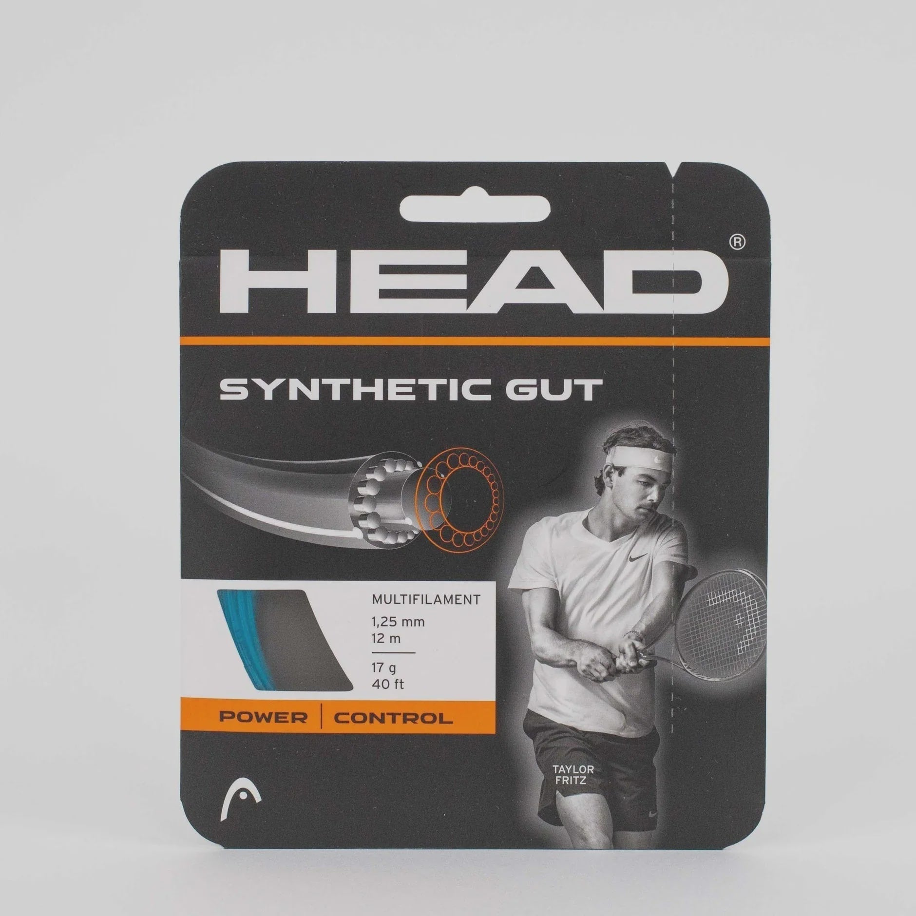 Head Synthetic Gut 17G/1.25 String Blue Blue