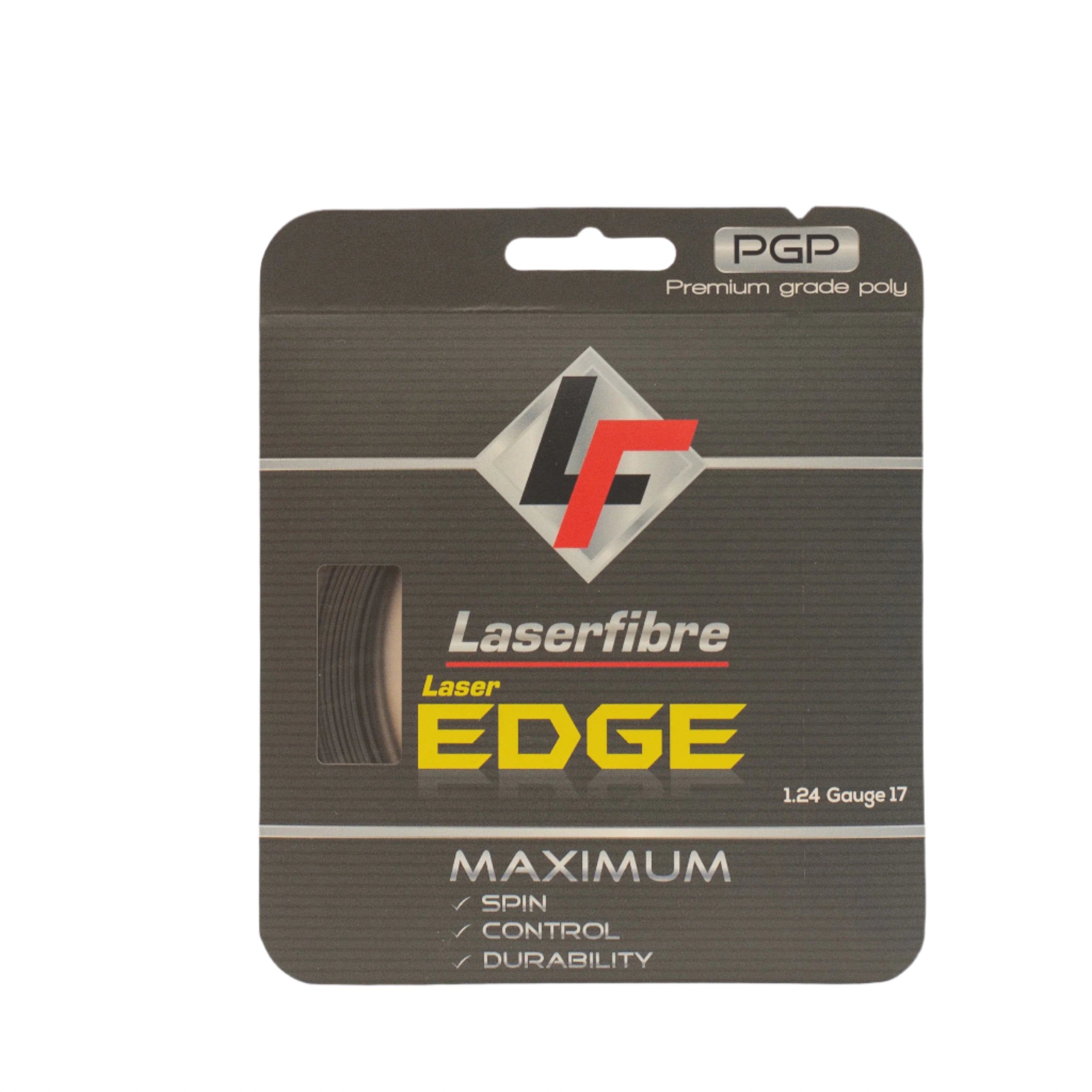 Laser Edge 17G/1.24 String Anthracite Black