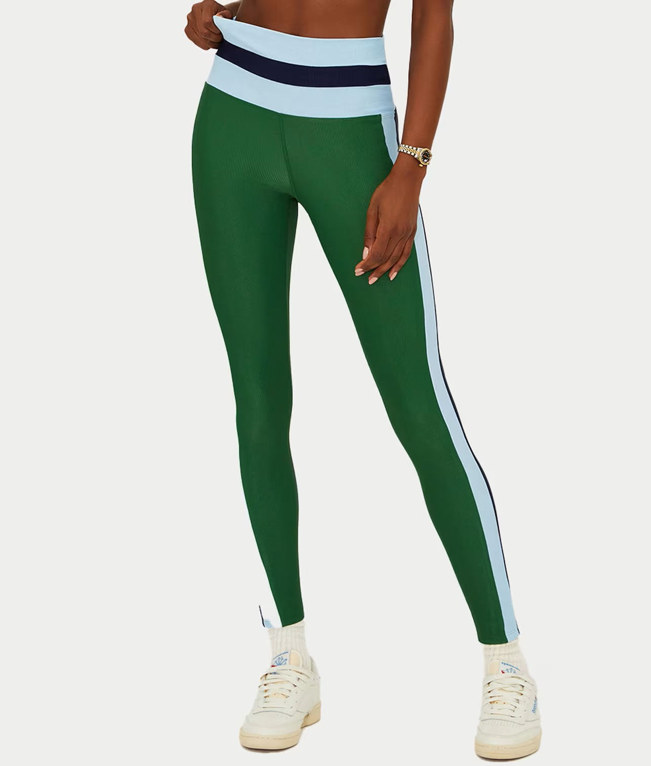 Beach Riot Mariella Legging Ivy Colorblock Small