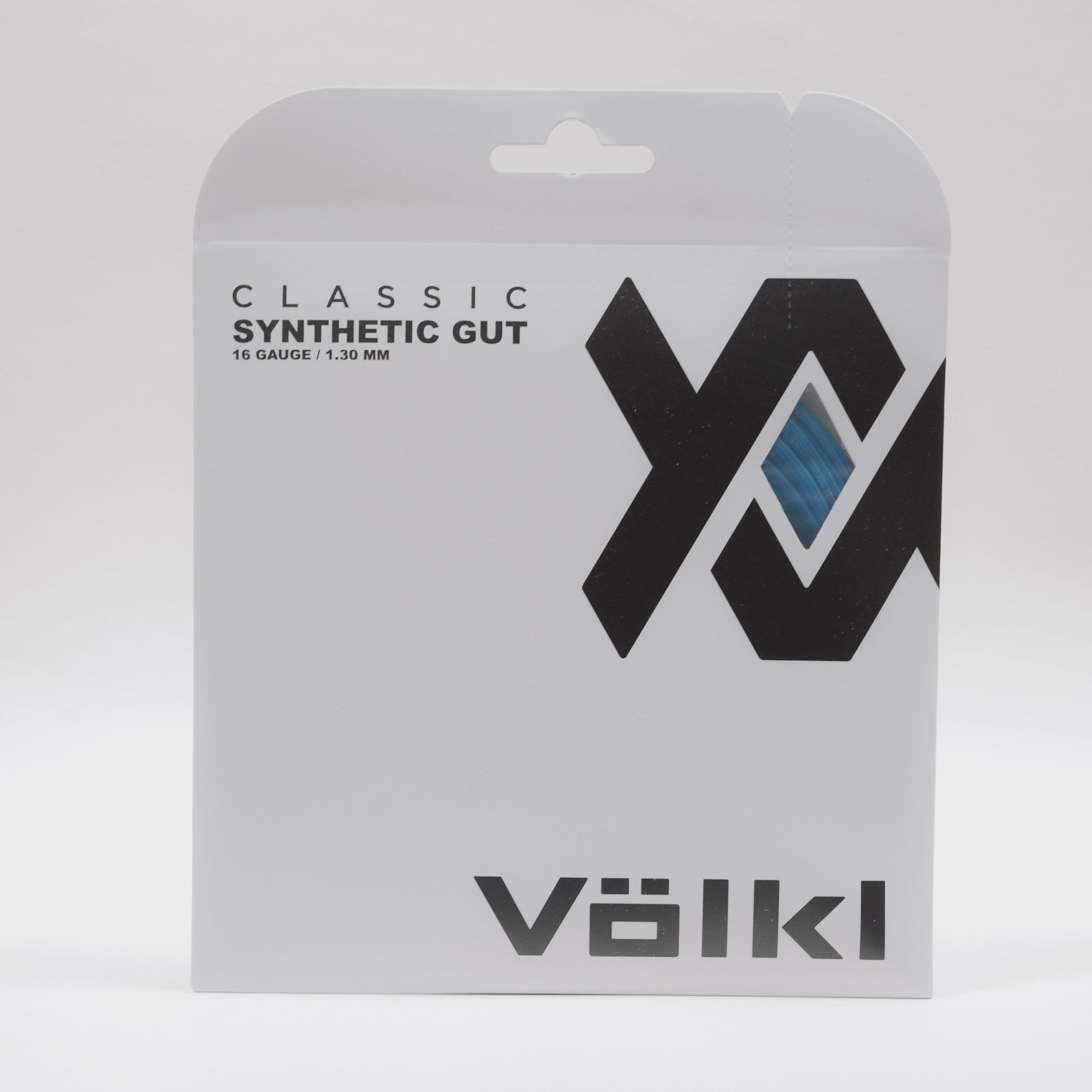 Volkl Classic Synthetic Gut 16G/1.30 String Blue Blue