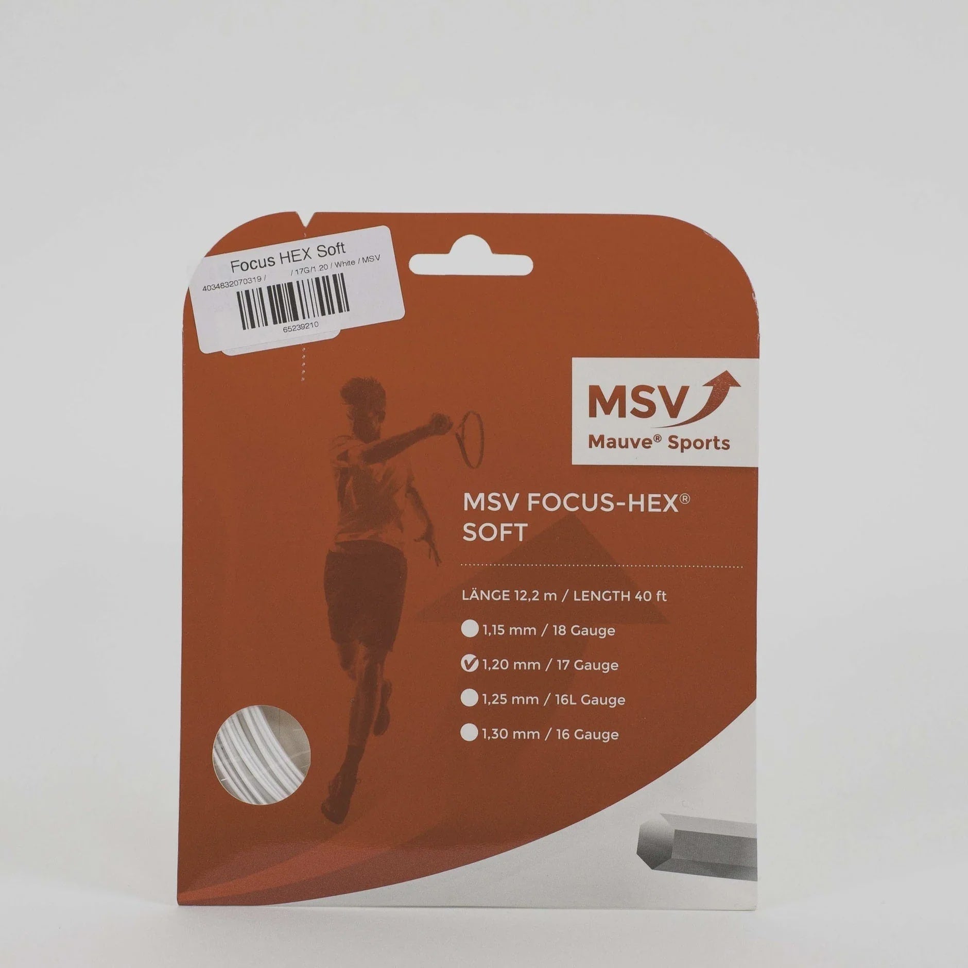 Focus-Hex Soft 17G/1.20 String White White