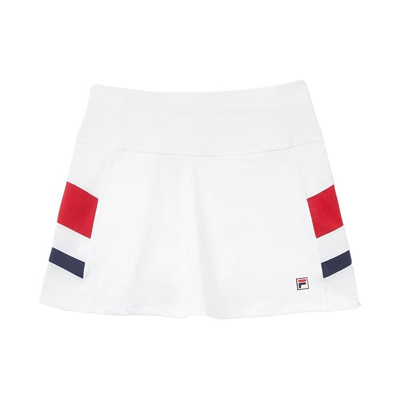 Essentials H Flirty Skort White/Crimson/Fila Navy (FINAL SALE)