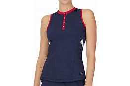 Essentials H Full Coverage Tank Fila Navy/Crimson/White (FINAL SALE)