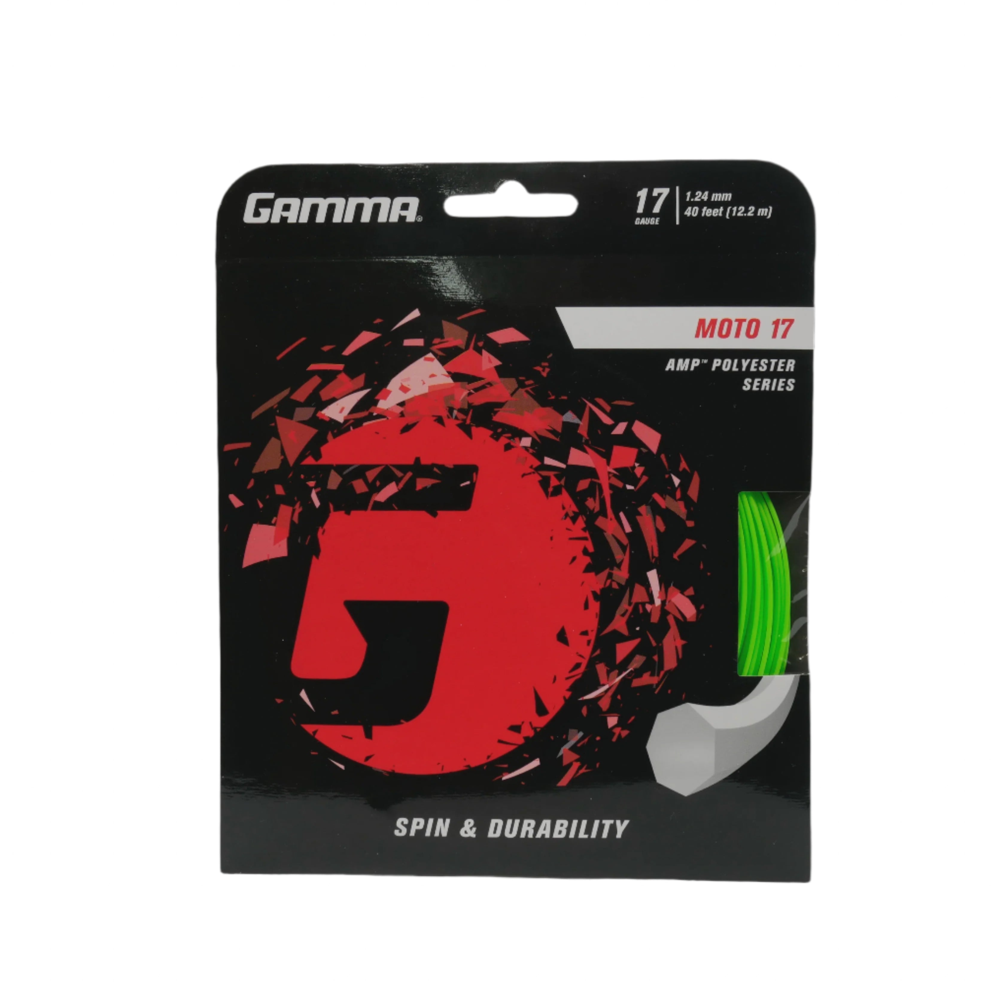 Moto 17G/1.25 String Lime Green