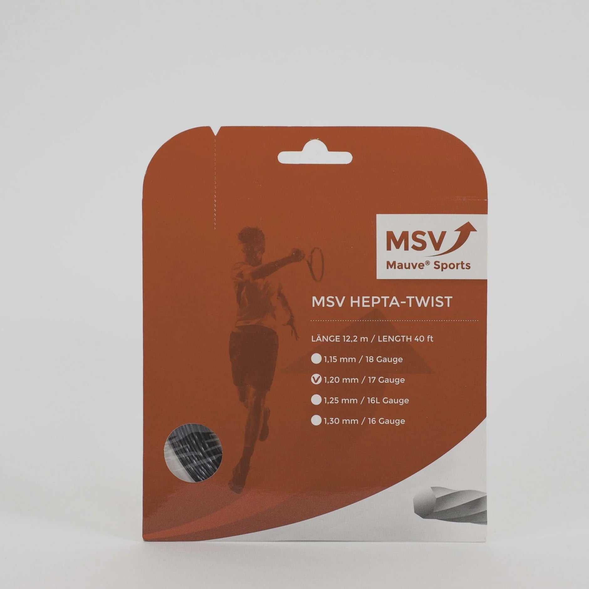 Hepta Twist 17G/1.20 String Black Black