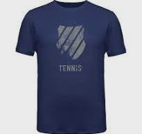 Distressed Logo Navy Short Sleeve (FINAL SALE)