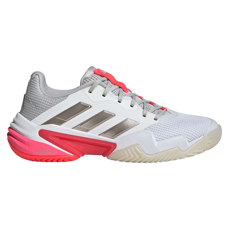 Women's Barricade 13 White and Lucid Red 7