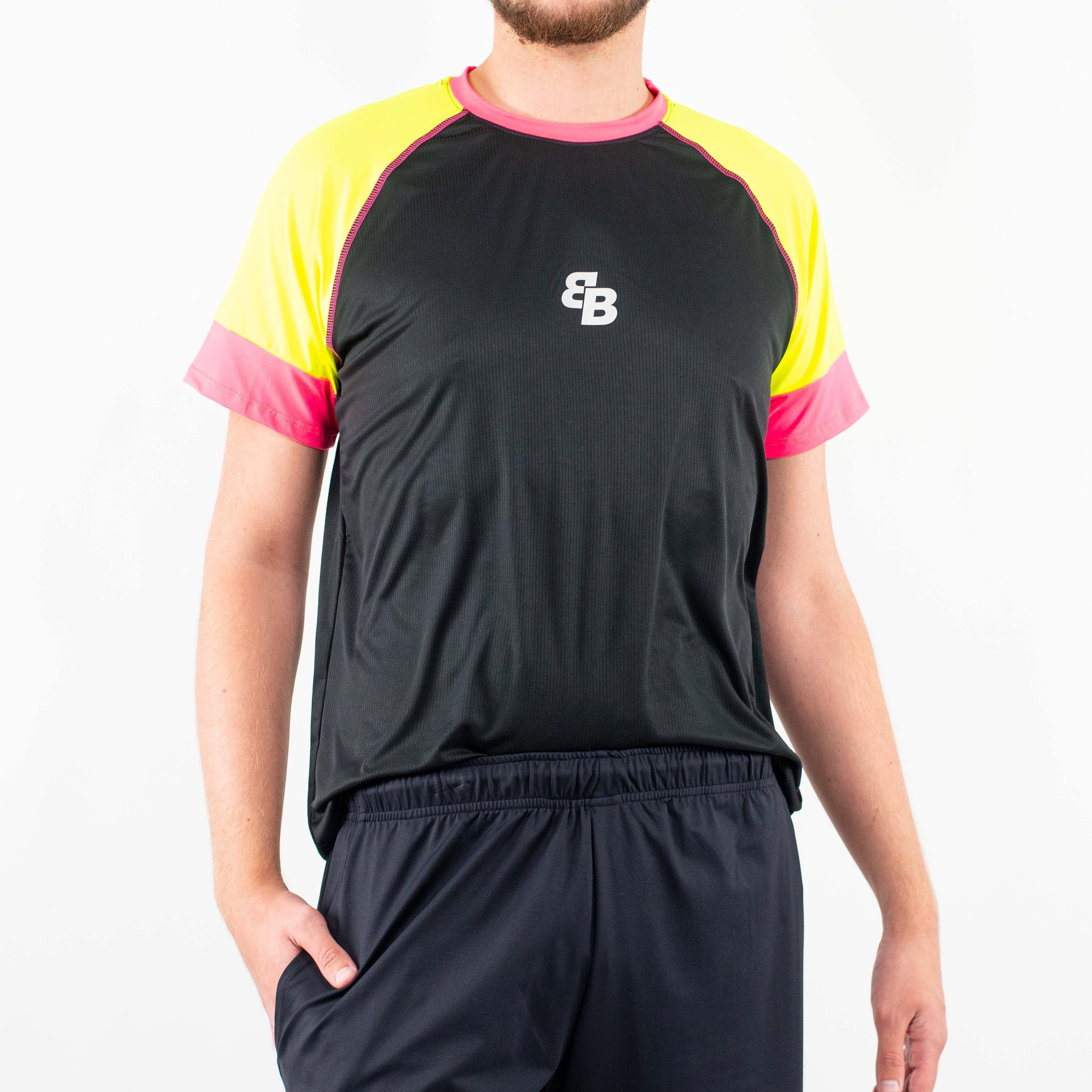 Owen Shirt Black/Pink/Yellow (FINAL SALE) M