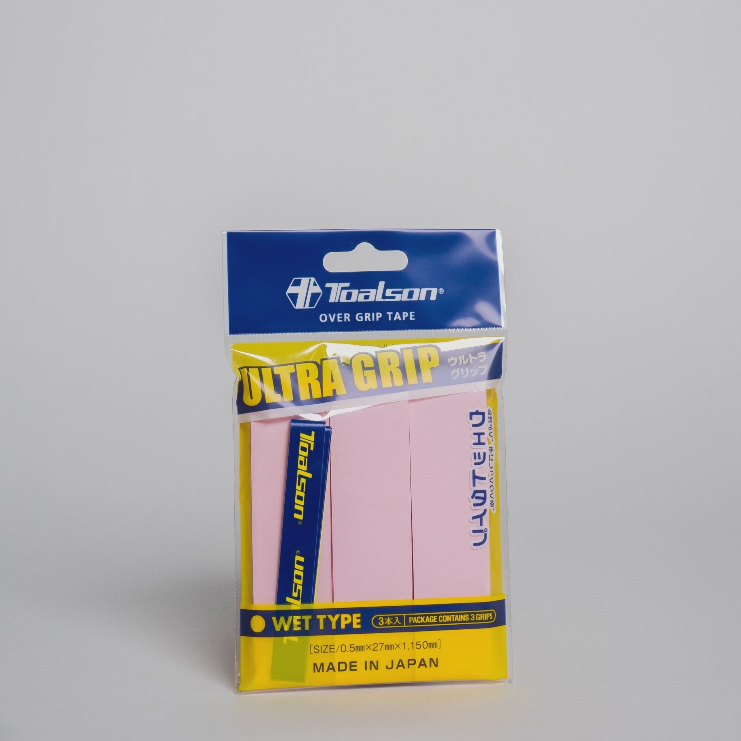 Ultra Overgrip 3 Pack Pink Regular