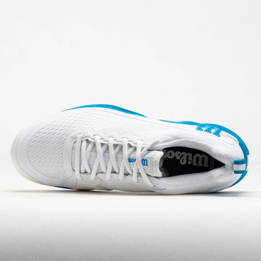 Men's Rush Pro 4.5 OZ White / White / Atomic Blue 8