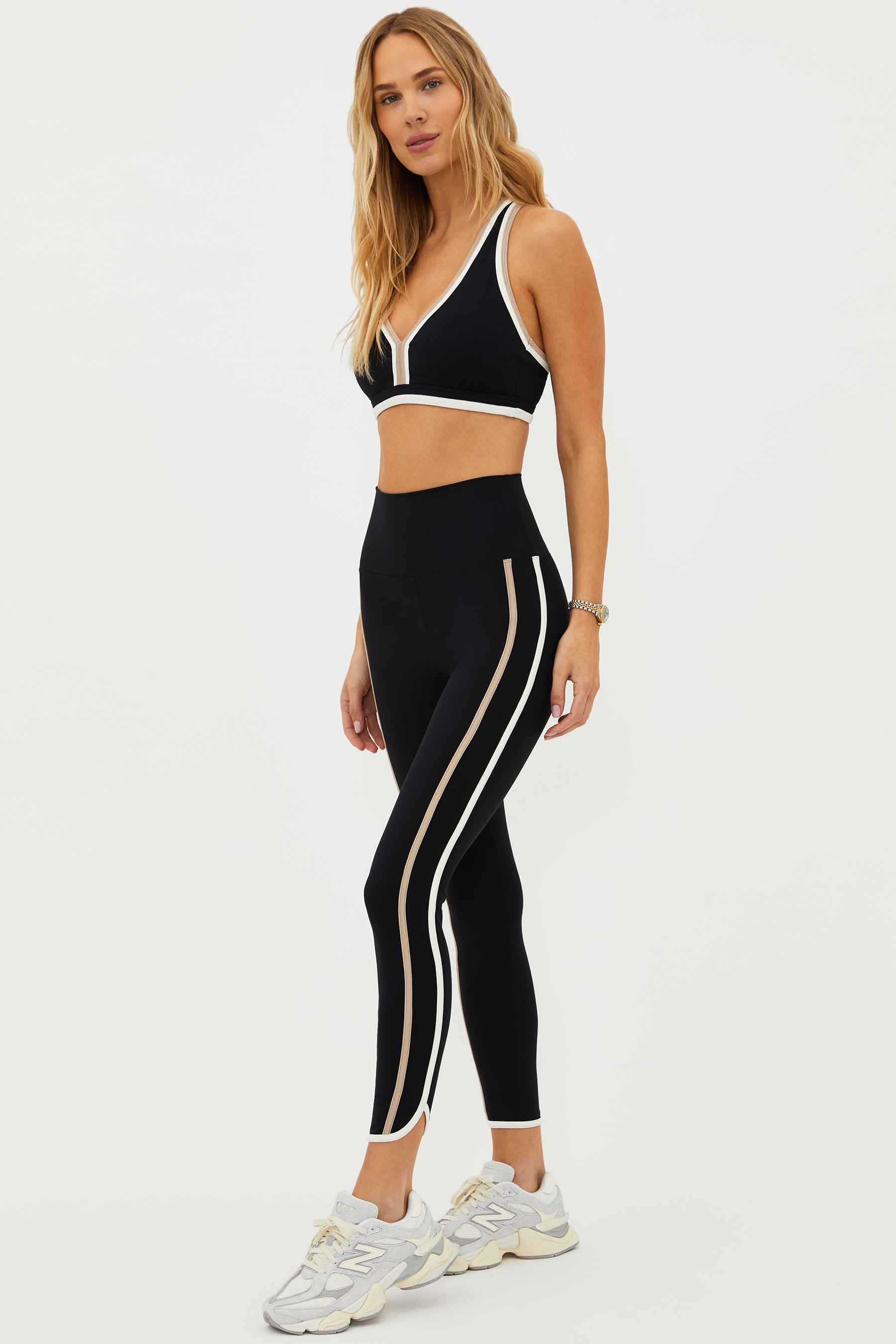 Beach Riot Nella Legging Sandshell Colorblock Small
