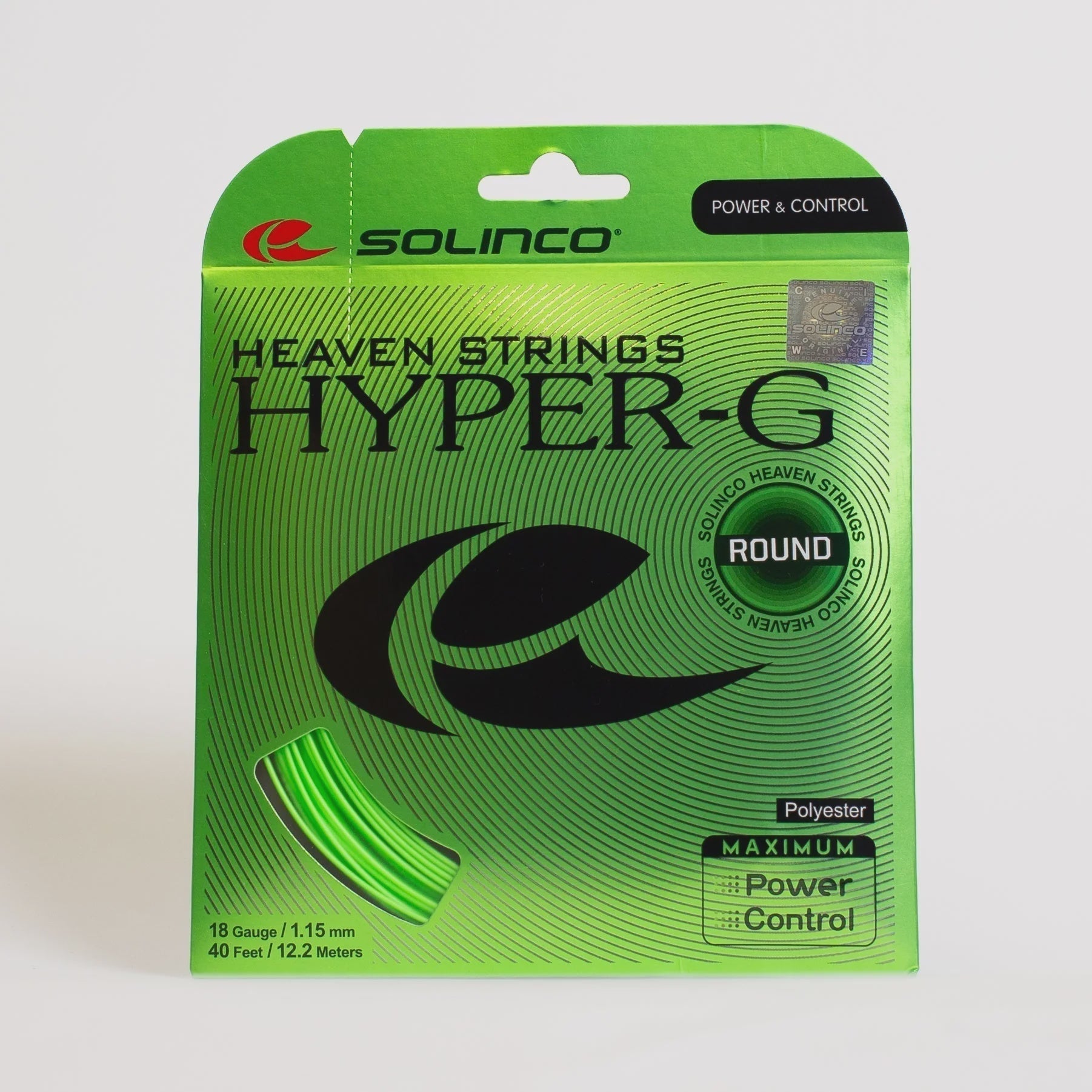 Hyper-G Round 18G/1.15 String Green Regular
