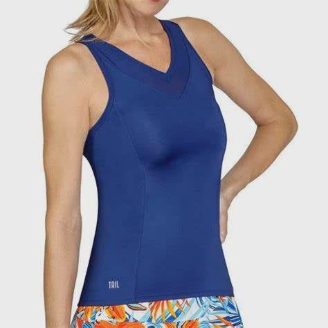 True Racerback Tank Blue Depths (FINAL SALE)