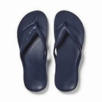 Archies Footwear Navy Arch Support Flip Flops 9