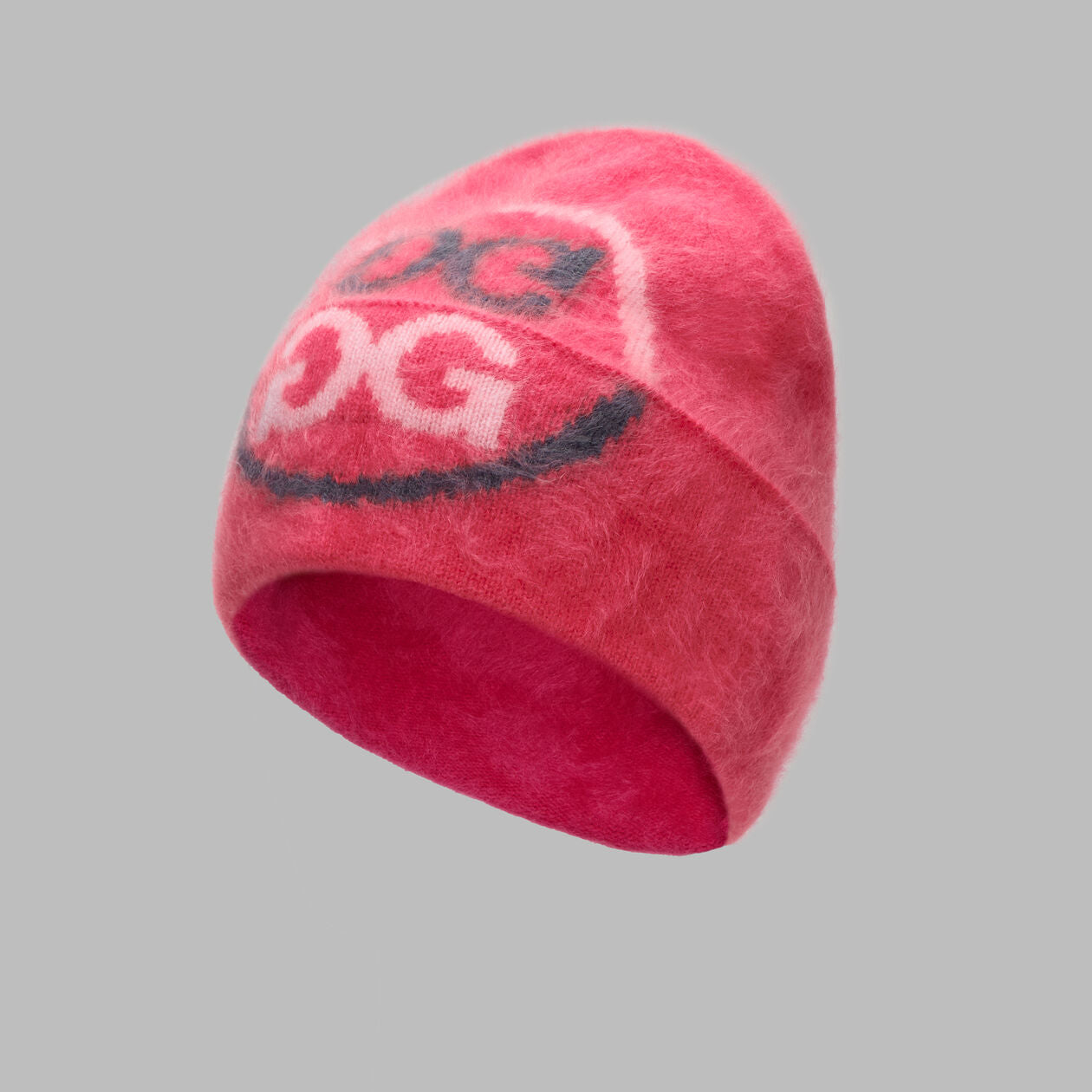 G/Fore HAPPY G'S FUZZY CASHMERE BEANIE KNOCKOUT PINK Regular
