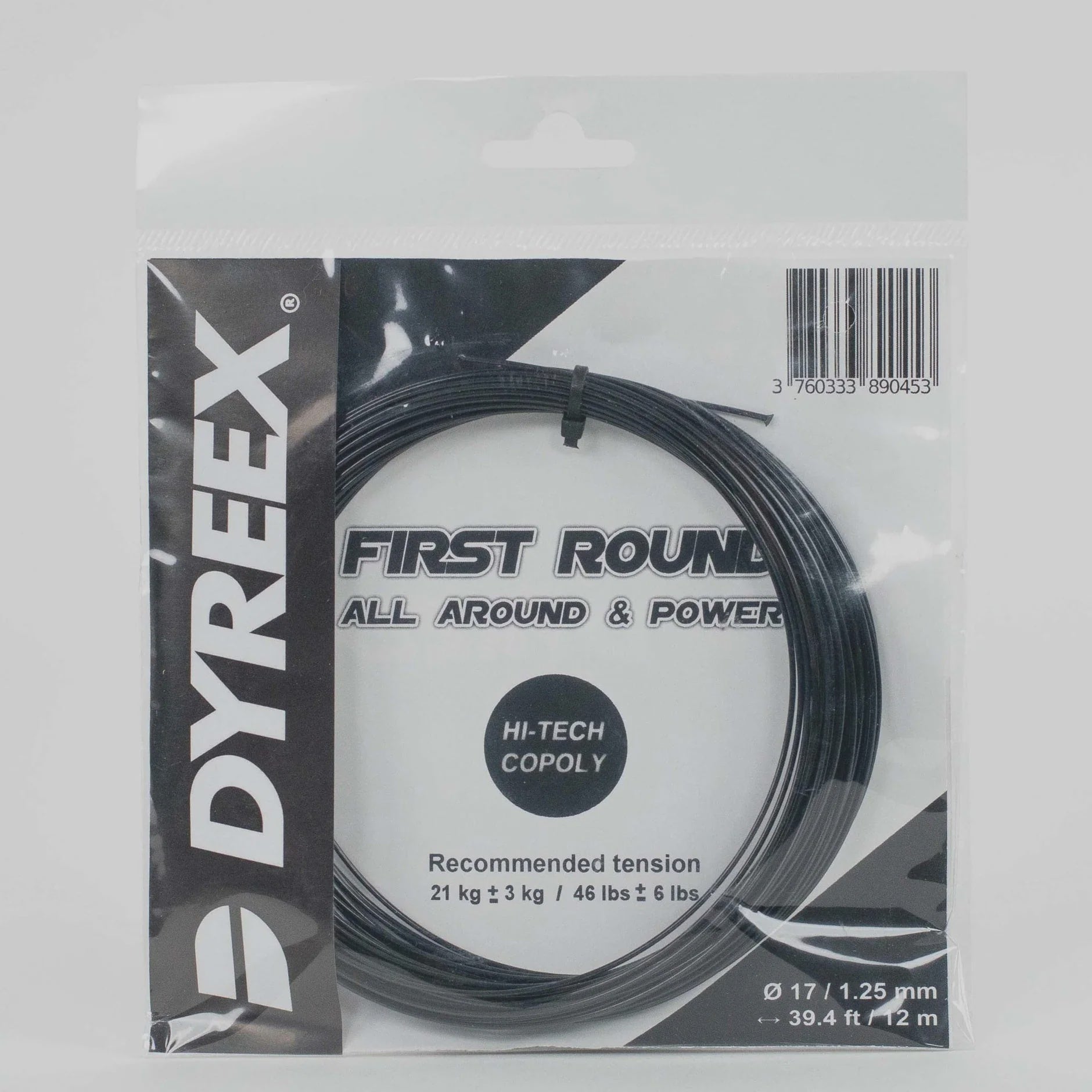 First Round 17G/1.25 String Black Black