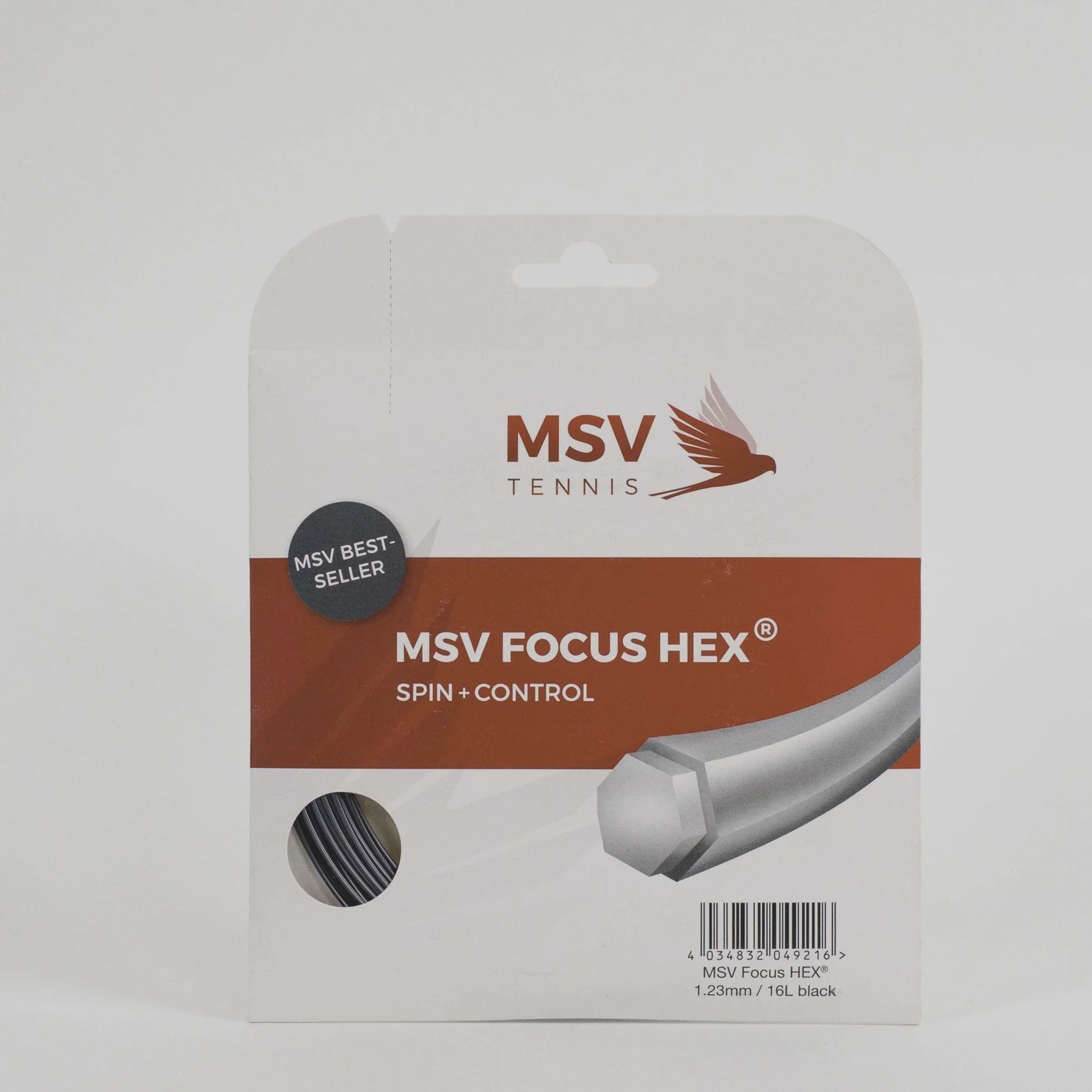 Focus-Hex 16L/1.23 String Black Black