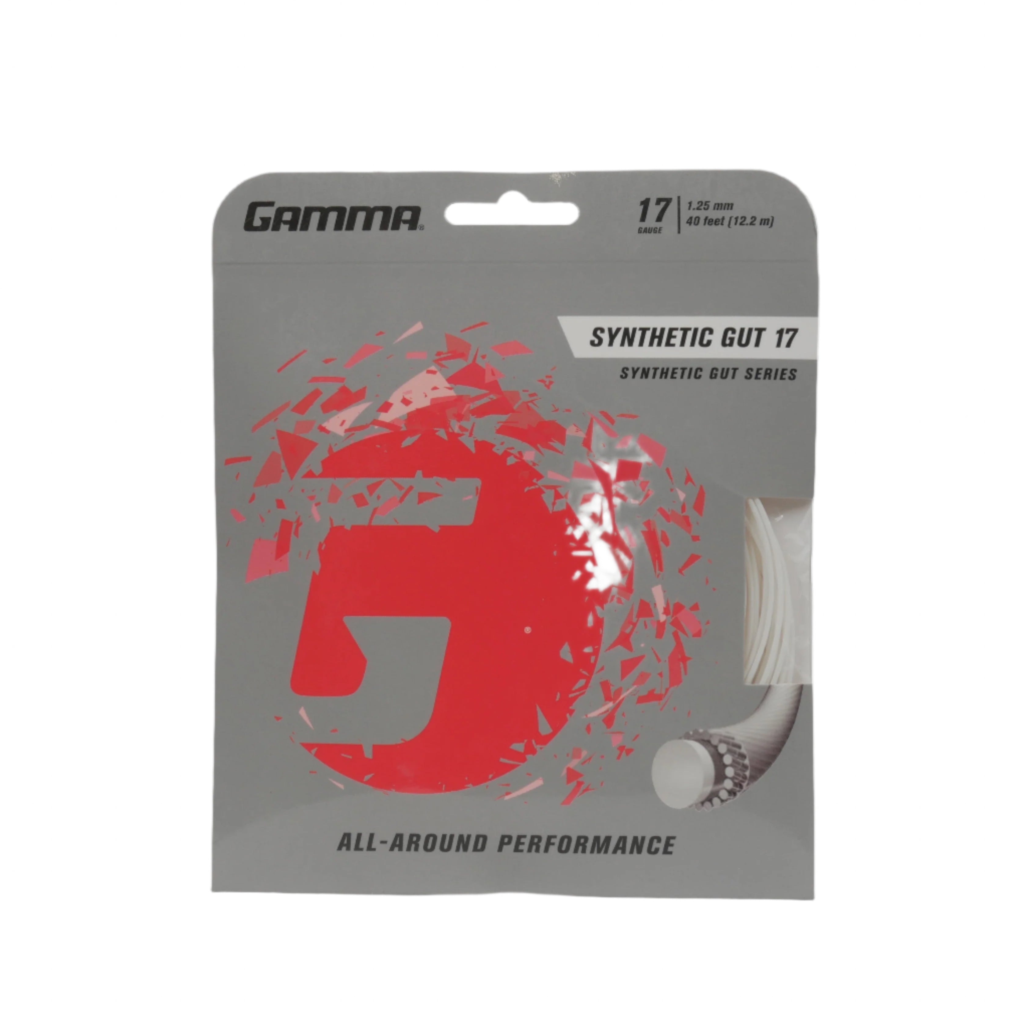 Synthetic Gut 17G/1.25 String White White