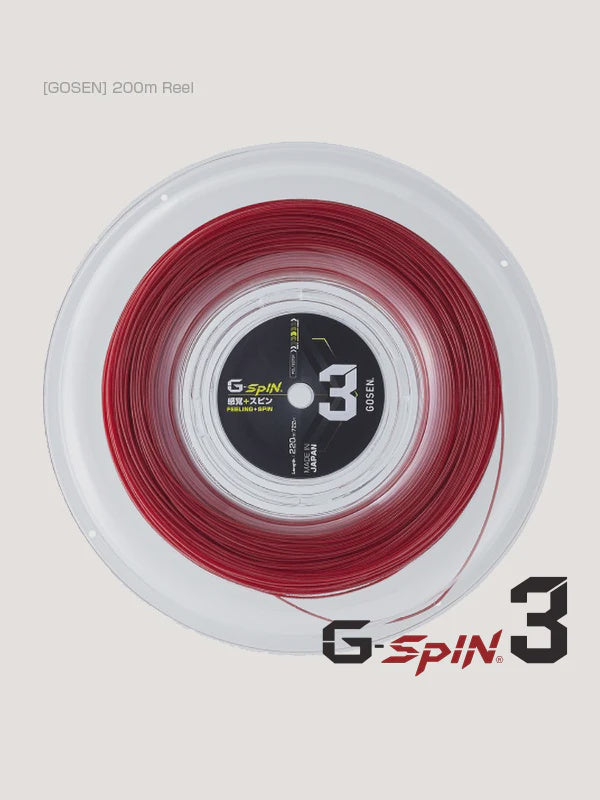 Reel G-Spin 3 17/1.23 Single Stringing Regular