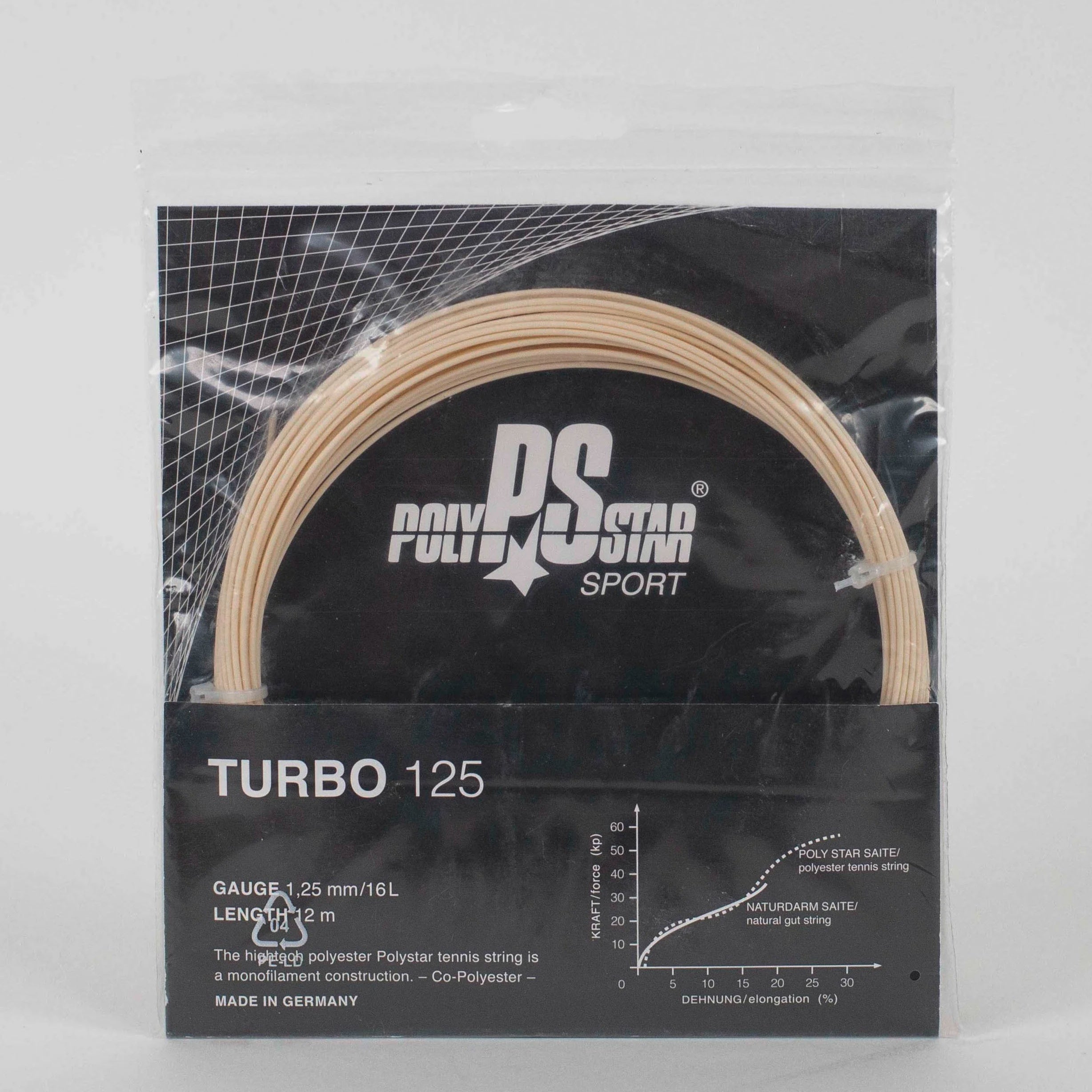Turbo 16L/1.25 String Natural Natural