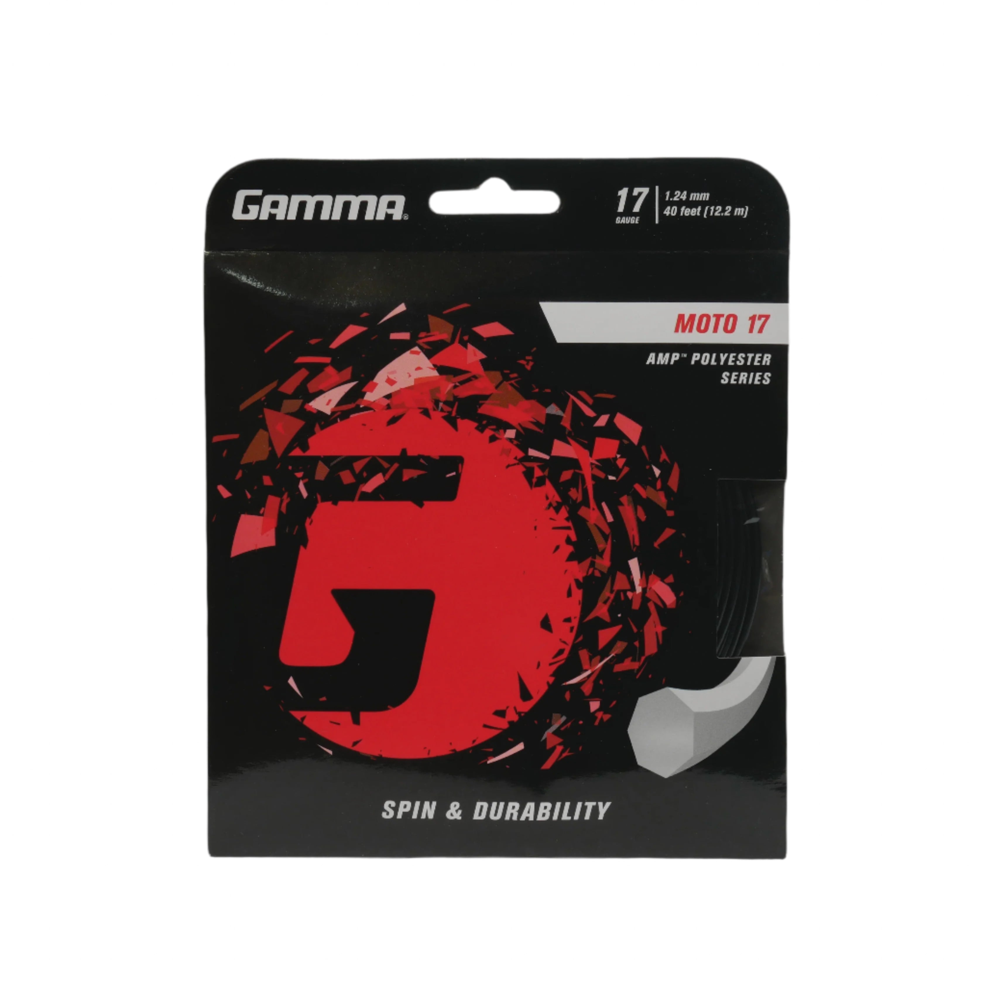 Moto 17G/1.25 String Black Regular