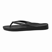 Archies Footwear Black Arch Support Flip Flops 9