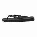 Archies Footwear Black Arch Support Flip Flops 9
